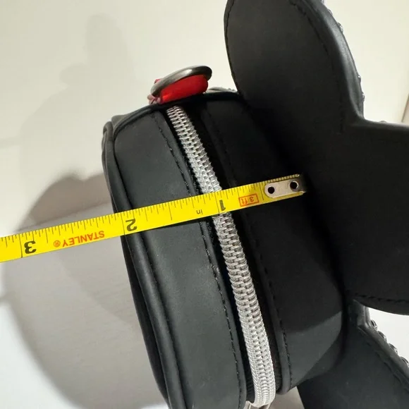 Rhinestoned Disney Minnie Mouse Small Crossbody Bag - Picture 7 of 9